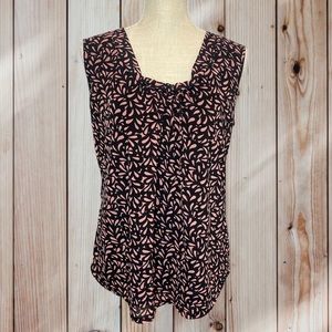 Dana Buchman Sleeveless Print Blouse